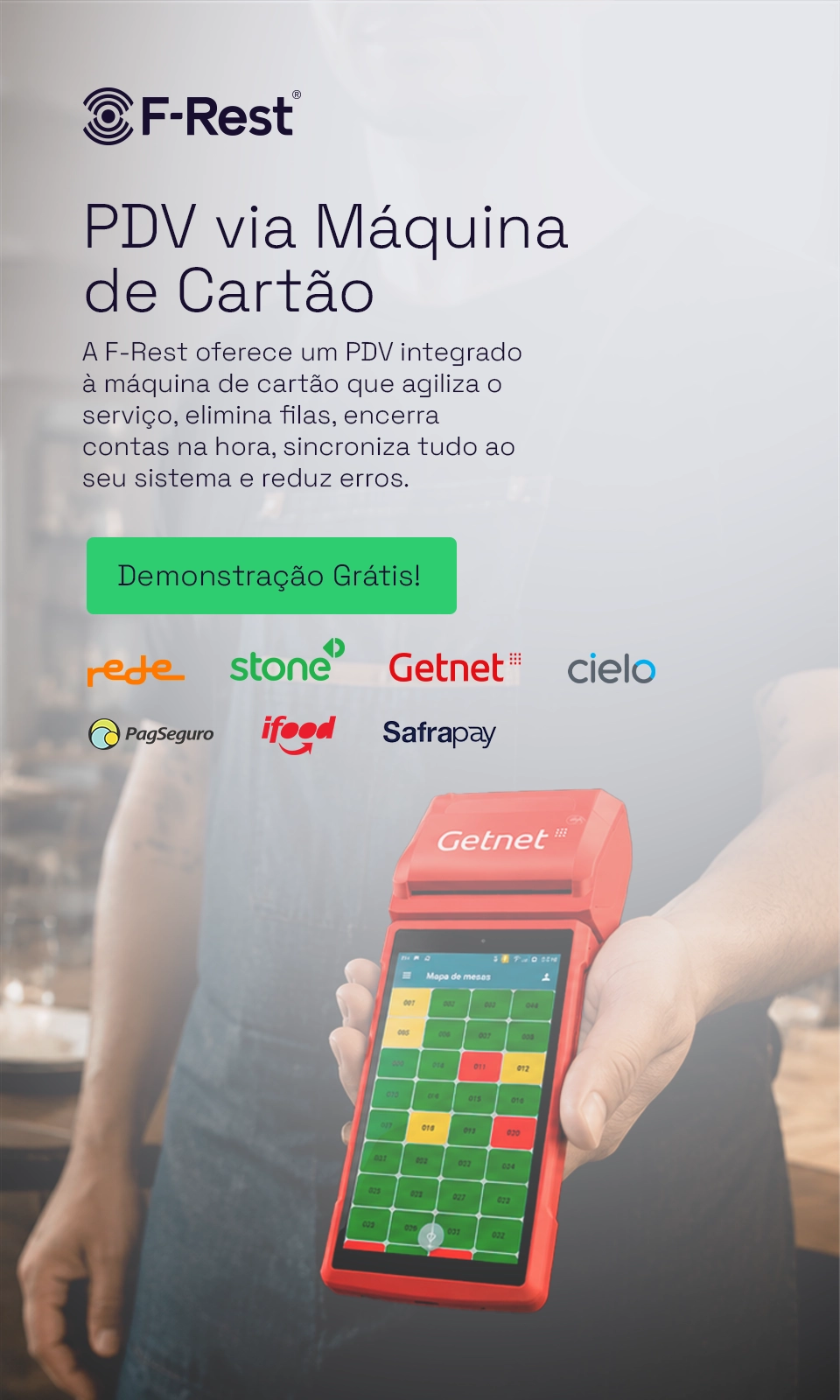 Banner F-Rest – Solicite demonstração gratuita